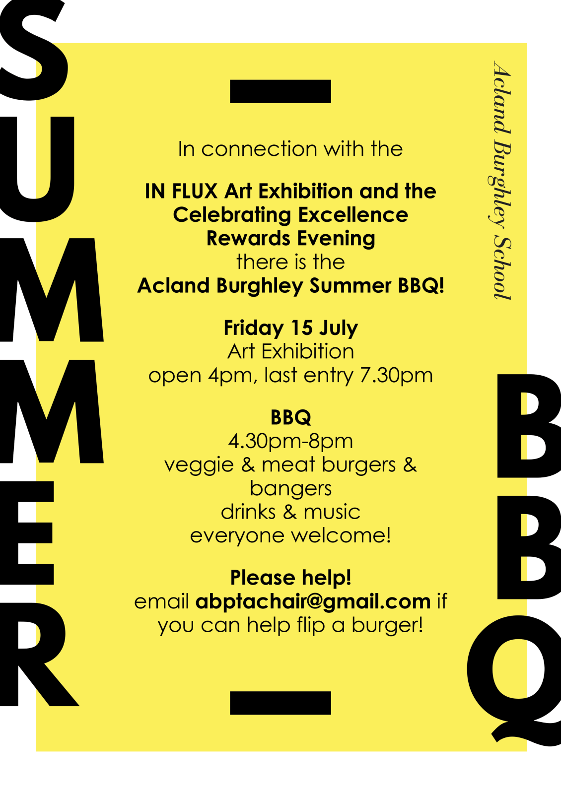 Summer BBQ 2022 poster