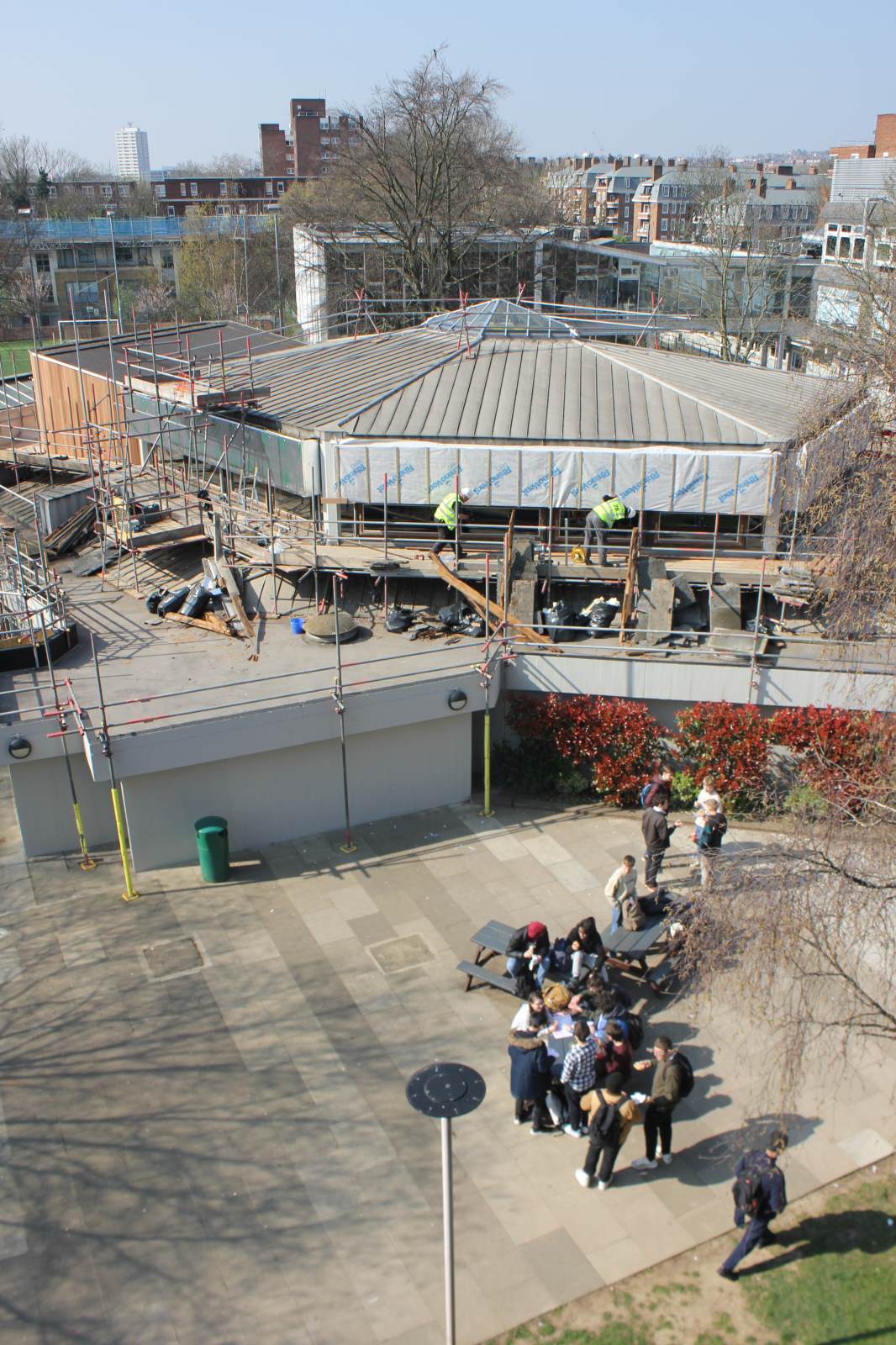 hall in progress